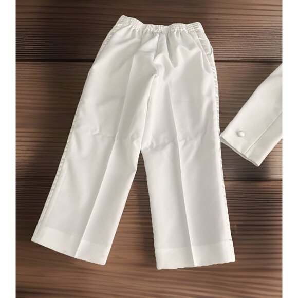 Boys White 4 Piece Suit NWT Size 5 Perfect For A Dance Or Wedding - Picture 6 of 6